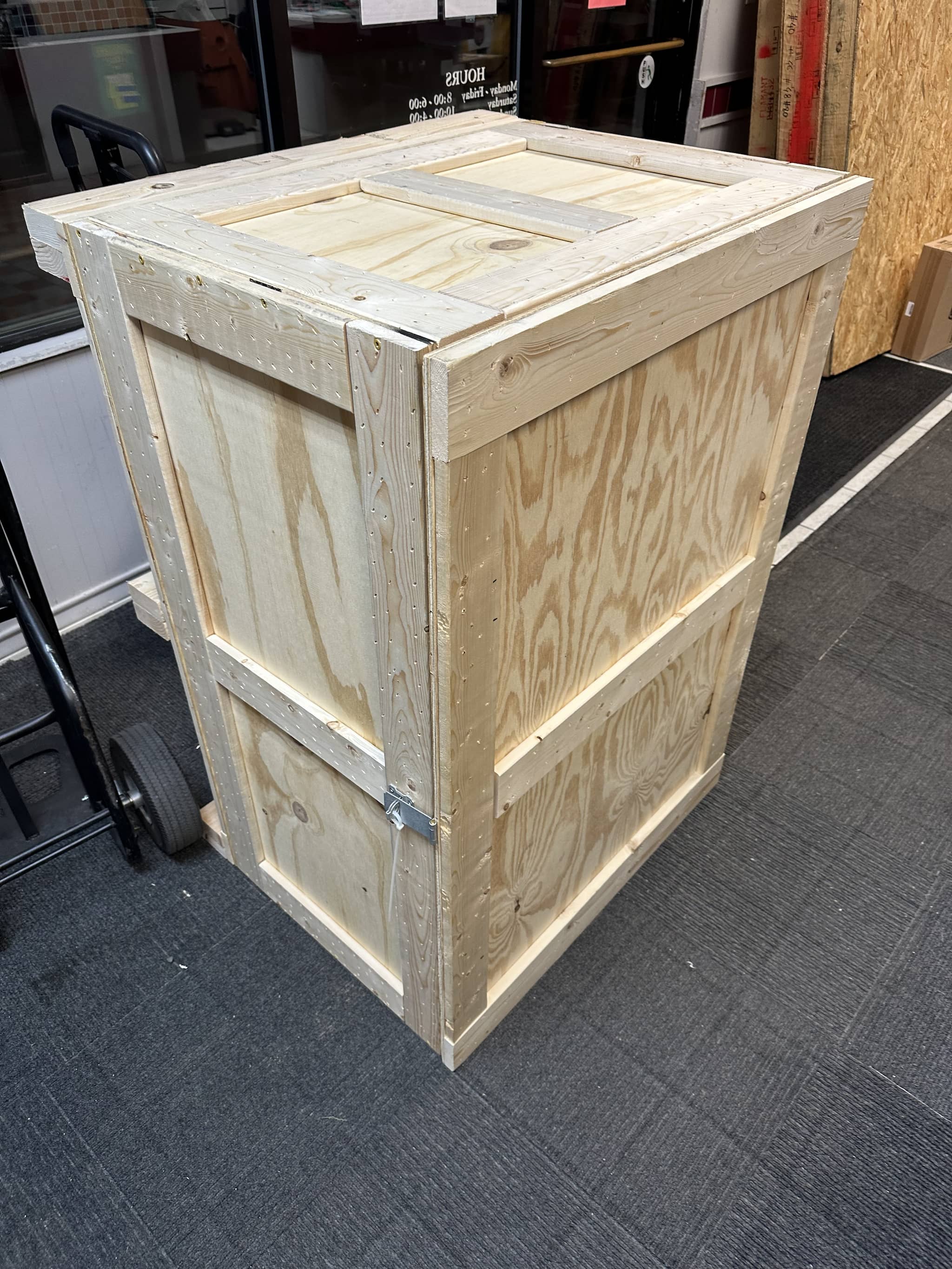 Workshop crate assembly for heavy freight — Austin Crate & Freight
